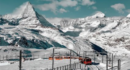 ¡Rompe récord! Conoce el tren más largo del mundo que recorre los Alpes suizos