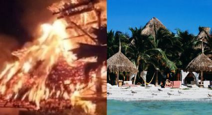 Incendio en Holbox sorprende a turistas y afecta a hoteles