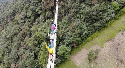 Puente colgante de Tlatlauquitepec: costo y horarios para cruzar el puente tibetano