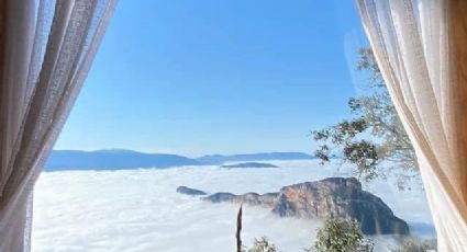 El hermoso mirador con cabañas para despertar sobre las nubes en Querétaro