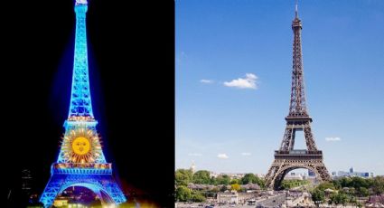 ¿La Torre Eiffel se iluminó con los colores argentinos? Esto sucedió