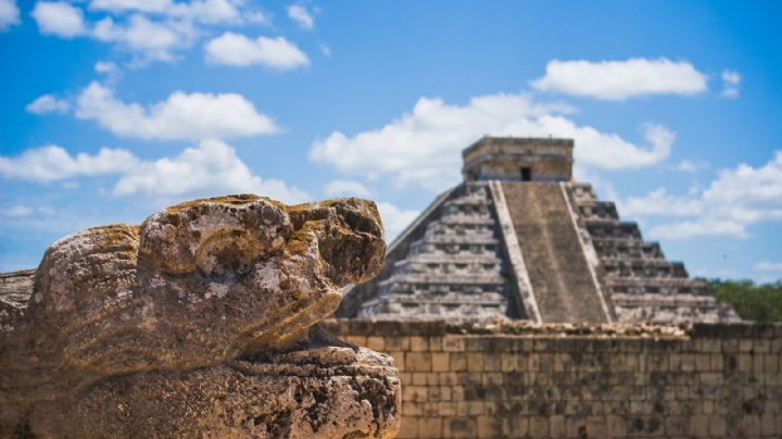 ¿Kukulkán? Remolino en Chichen Itzá causa furor entre turistas y se viraliza