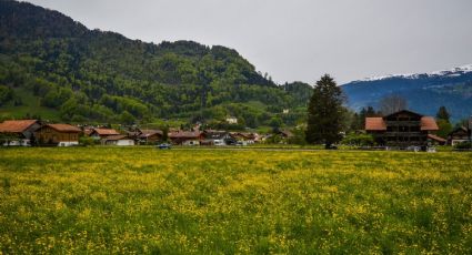 El bello poblado llamado la Suiza poblana rodeado de paisajes alpinos