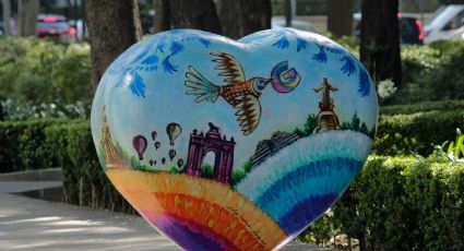 Corazones monumentales llegan a Paseo de la Reforma con Guanajuato LATE