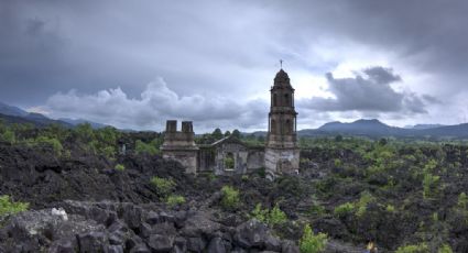 Parangaricutiro, el pueblo michoacano que resguarda una iglesia rodeada de lava