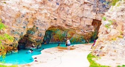 ¡Aguas termales 'ocultas' en cavernas! Conoce Las Cuevitas en Ixmiquilpan