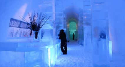 ¡Perfecto para el team frío! El hotel hecho de hielo ideal para pasar unas gélidas vacaciones