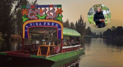 ¡Ludwika Paleta en Xochimilco! El divertido paseo de la actriz en las coloridas trajineras