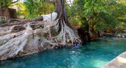 Las Tortugas, el balneario natural de aguas termales ideal para descansar por 50 pesos