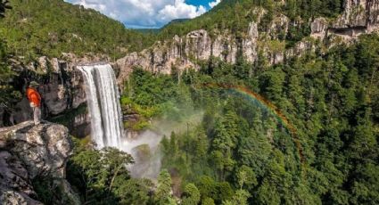 Salto del Agua Llovida, el centro ecoturístico perfecto para disfrutar entre arcoíris y cascadas