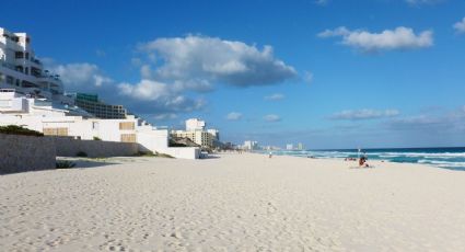Playa Marlín, la playa más bella para recorrer en Cancún sin temer al sargazo