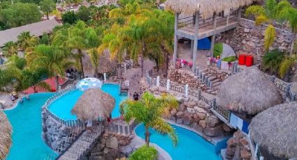 Chichimequillas, el balneario de aguas termales ubicado en el corazón de una cañada natural