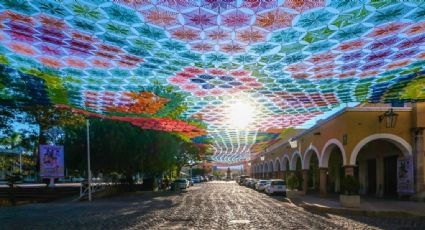 El pueblo mexicano con el cielo tejido más grande del mundo que se ganó un Récord Guinness