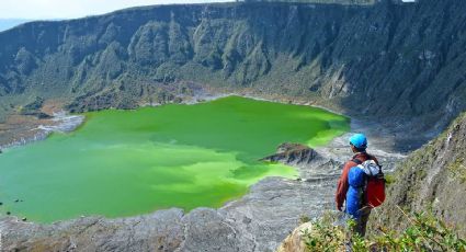 Volcán Chichonal, el único de México donde podrás nadar en las aguas termales de su cráter