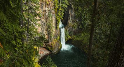 Agua Caliente, las cascadas termales que puedes encontrar en las faldas de este volcán mexicano