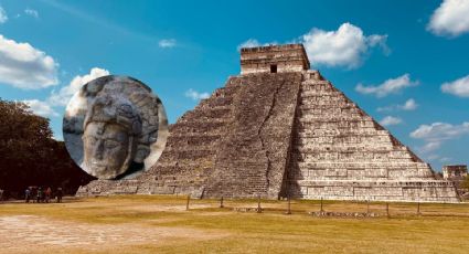 Tren Maya: INAH descubre rostro antropomorfo durante trabajos de conservación en Chichén Itzá