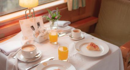 ¡Qué elegancia! Este es el restaurante en el que podrás comer a bordo del Tren Maya