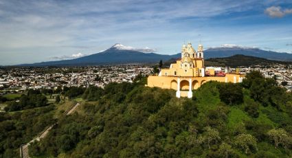 INAH halla en Puebla escultura de Tláloc en la Gran Pirámide de Cholula