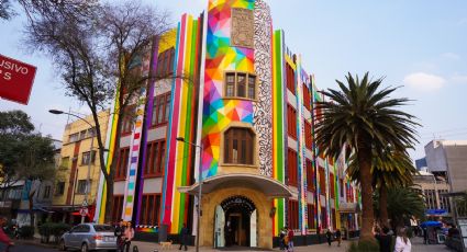 ¿Ya lo viste? La colorida fachada del Frontón México se convirtió en un spot aesthetic
