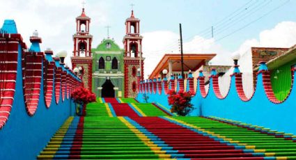 La iglesia más colorida que puedes conocer en Tlaxcala durante Semana Santa