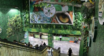 La estación del metro de CDMX que resguarda toda una selva en su interior, ¿la conoces?