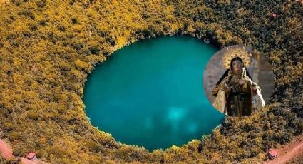 La leyenda que oculta la alberca natural esconde en un cráter volcánico en Michoacán
