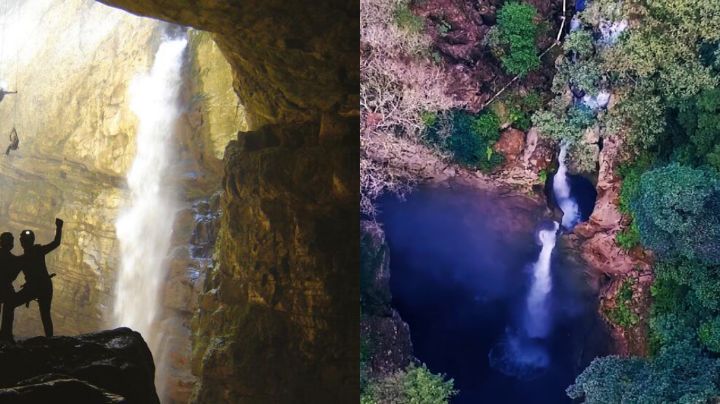 La maravilla natural de Veracruz que esconde una cascada dentro de una cueva