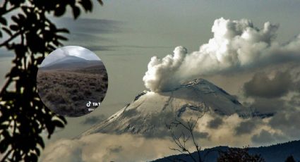 TikToker se acerca a un kilómetro del Popocatépetl y viraliza los sonidos que emite Don Goyo
