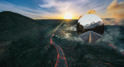 ¡Impresionante! La carretera construida sobre lava caliente, ¿dónde se encuentra?