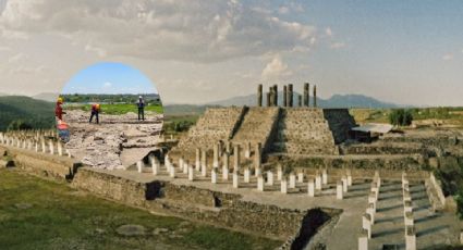 Así son los vestigios arqueológicos encontrados bajo la construcción de un supermercado en Hidalgo