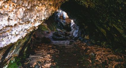 ¿En busca de una aventura? Realiza rappel en las cuevas del volcán Xitle en CDMX