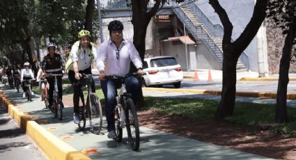 La Ciclovía Metropolitana que, conecta Azcapotzalco a Naucalpan, ya está lista y así la podrás usar