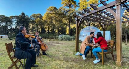 San Valentín: Vive una experiencia romántica en un glamping en medio del bosque sin salir de la CDMX