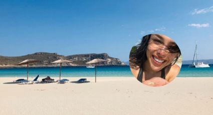 Danna Paola presume sus vacaciones y así fue el momento en que compartió fotos en la playa