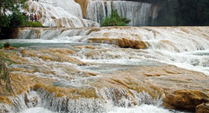 Huracán Nadine: Cascadas Agua Azul registran desbordes ante su paso por Chiapas