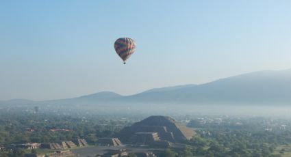 ¡Aterrador! Así fue el momento en que globos aerostáticos descienden de emergencia en Teotihuacán