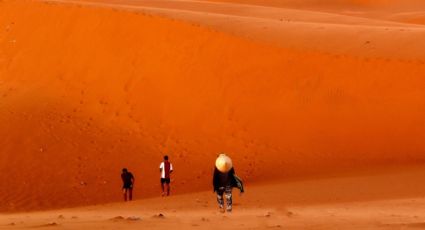 El Madroño, las misteriosas dunas de arena roja con vestigios fósiles