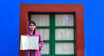 ¿Amor a México? Malala Yousafzai visitó la Casa Azul de Frida Kahlo y así compartió su experiencia