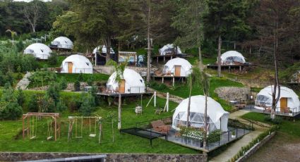 Glamping con jacuzzi y barra libre en un Pueblo con Encanto cerca de CDMX