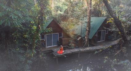 Cabañas entre la selva con aguas termales y piletas privadas para un viaje de relajación