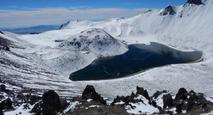 ¿Qué encontró? Así fue el momento en que un viajero bucea en lagunas del Nevado de Toluca