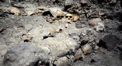 La construcción de una zona arqueológica que fue hecha por cráneos en la CDMX
