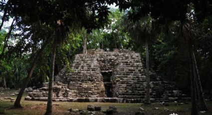 Así es la zona arqueológica Oxtankah, el puerto maya que sobrevivió al paso del tiempo