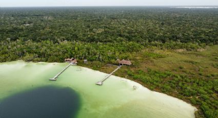 Kaan Luum, la hermosa laguna turquesa con un cenote en su interior