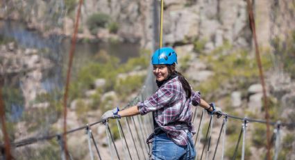 ¡Viaje de aventura! El Pueblo Mágico con 13 puentes colgantes y tirolesas de hasta 140 metros