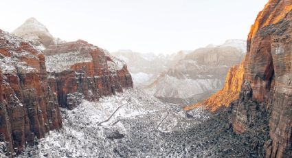 ¡En pleno calor! Sorprende nieve en África, los animales y habitantes lucen atónitos