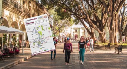 ¿Viajas a Oaxaca? Así es el metrominuto, el mapa para recorrer sus calles a pie