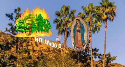 Escultura de la Virgen de Guadalupe sobrevive a incendio en Los Ángeles