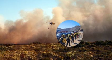 ¡Heróico! Incendios en California contarán con participación de delegación mexicana para combatirlos