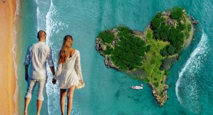 14 de febrero: La playa en forma de corazón perfecta para disfrutar en pareja